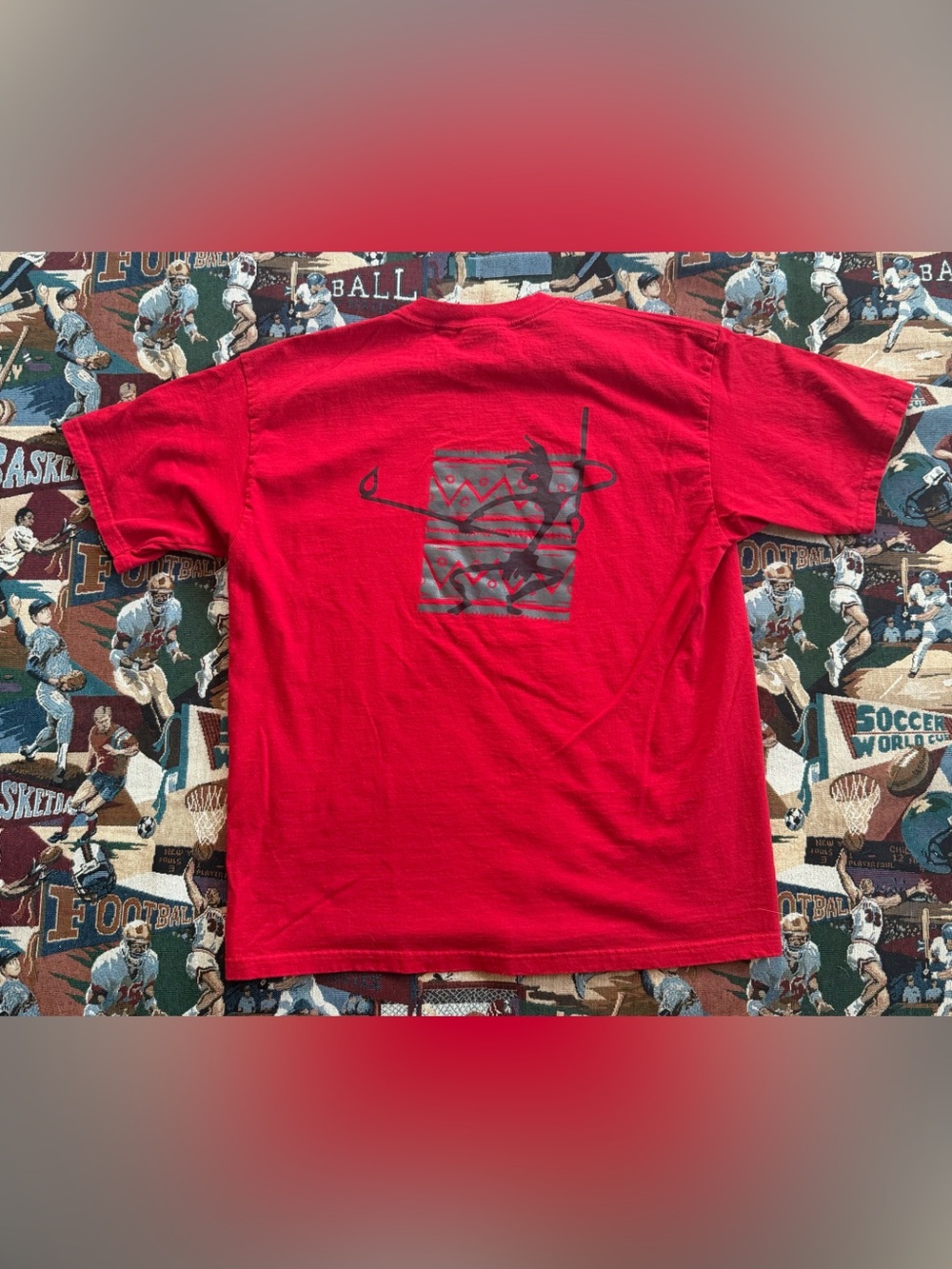 Vintage 90s Men’s Cozumel Mexico Red Graphic T-shirt